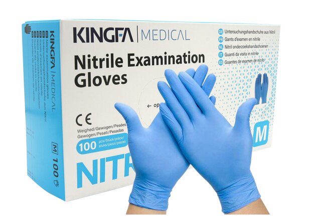 Nitril handschoenen | KIngfa | Blauw