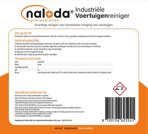 Industri&euml;le voertuigenreiniger