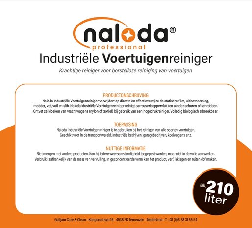 Industri&euml;le voertuigenreiniger