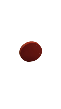 Rubber inlage | voor infuusfles met schroefdop | &Oslash;24 x 3mm | Rood