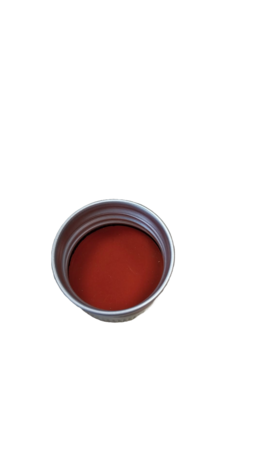 Rubber inlage | voor infuusfles met schroefdop | &Oslash;24 x 3mm | Rood