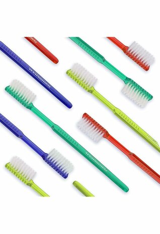 Tandenborstel met tandpasta