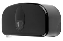 Dispenser Toiletrollen Duo Zwart – Wandhouder met Reserverol