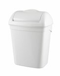 Dameshygiënebox Wit | Damesverbandcontainer | 8 Liter – Hygiënisch voor Toiletruimtes