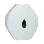 Dispenser Maxi Jumbo Toiletpapier Wit – Wandhouder voor Grote Toiletrollen