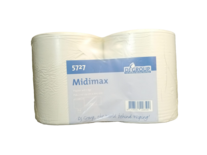 Poetspapier Midimax | 1-laags | wit | 700m x 29cm | 2 rollen