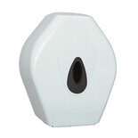 Mini Jumbo Toiletroldispenser Wit – Wandhouder voor Jumbo Toiletrollen 180m