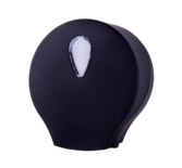 Mini Jumbo Toiletdispenser Zwart – Wandhouder voor Gerecycled Toiletpapier