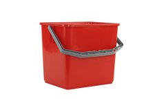 Rode Kunststof Emmer | 6 Liter | Robuust & Veelzijdig