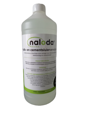 Naloda Kalk- en cementsluierverwijderaar | Anti kalk | Cementsluier verwijderen | Gebruiksklaar | 1 liter
