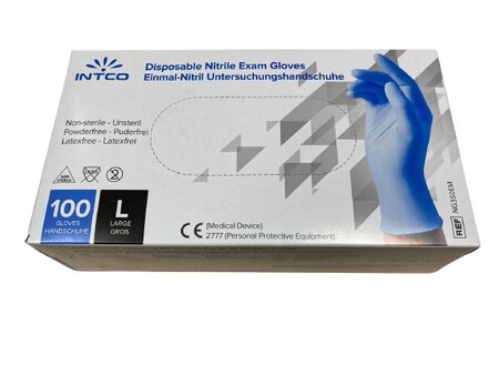 Nitril Handschoenen | Intco | Medisch | Blauw