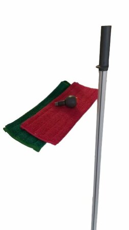 Magic Mop | Spray handle met voetplaat en 2 microvezelpads | Mop set