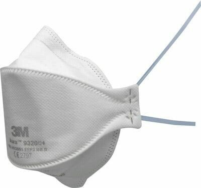 3M Stofmasker Aura 1862+| 20 stuks | Mondkapje voor de gezondheidszorg | FFP2 mondmaskers type IIR