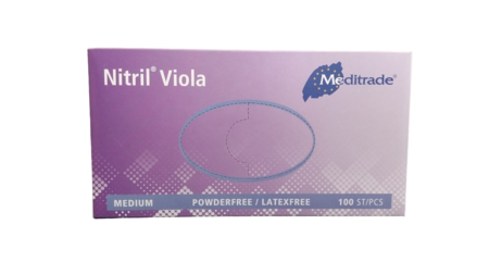 Nitril Handschoenen Paars – Meditrade Viola | Professionele Handschoenen | 100 stuks | Latexvrij