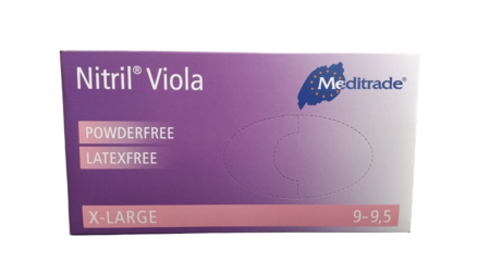 Nitril Handschoenen Paars – Meditrade Viola | Professionele Handschoenen | 100 stuks | Latexvrij